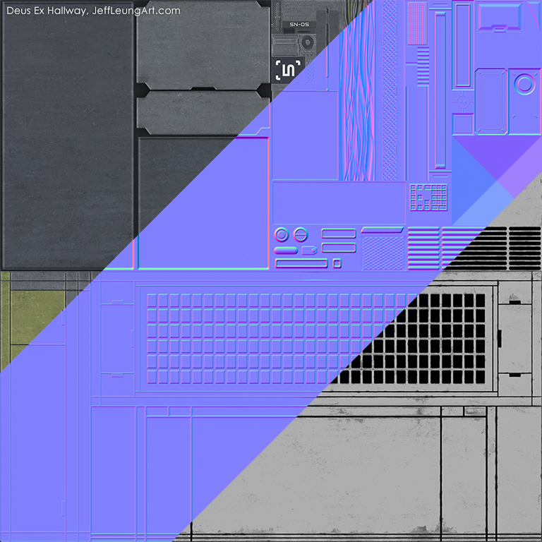Deus Ex Hallway Textures