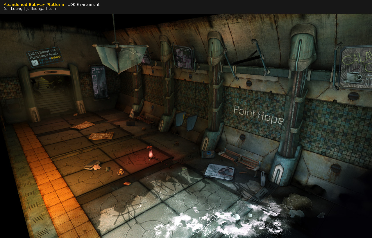 Abandoned Subway Platform