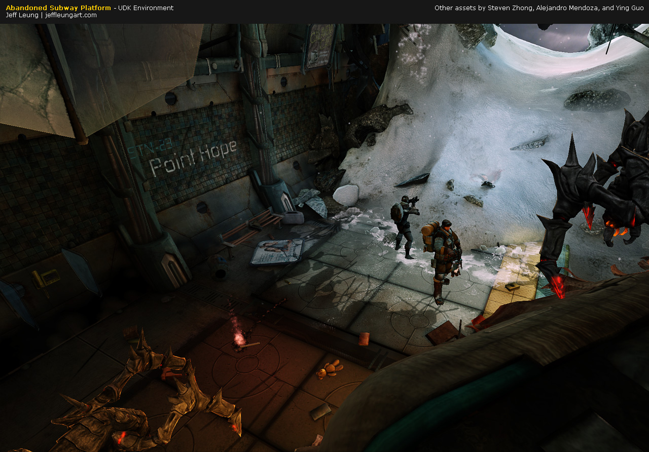 Abandoned Subway Platform