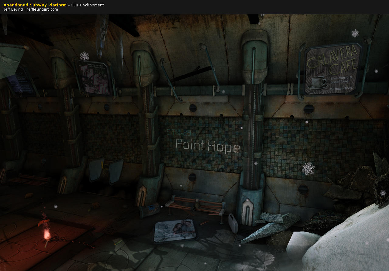 Abandoned Subway Platform